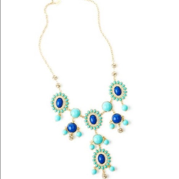NIB Lilly Pulitzer Dew Drop Necklace Sapphire Blue
